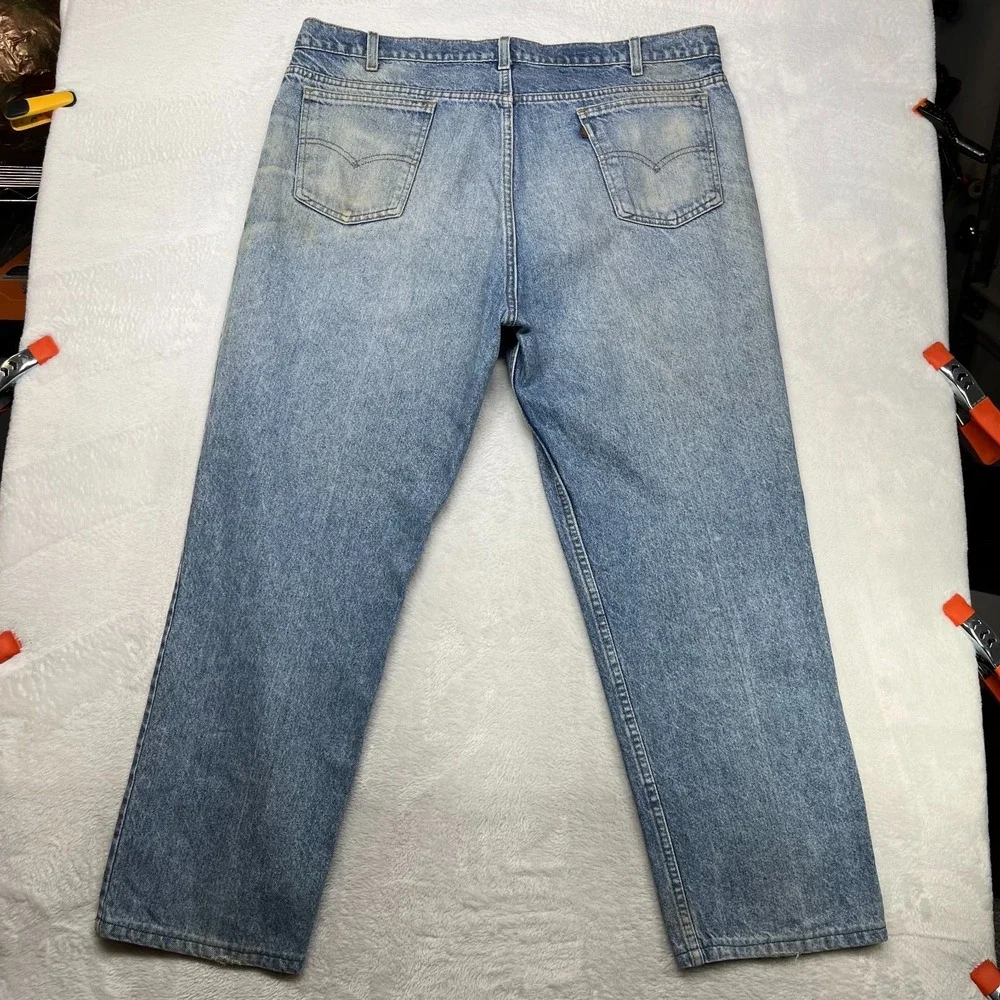 Vintage Levi's‎ 540 Jeans Men's Blue Denim High Rise Pockets Zip Fly - 41X29